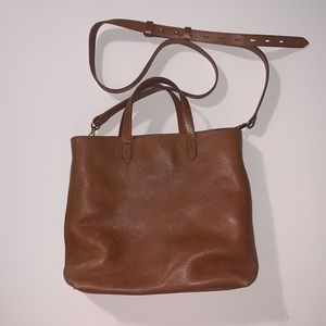 Madewell The Zip-Top Transport Crossbody (Brown)